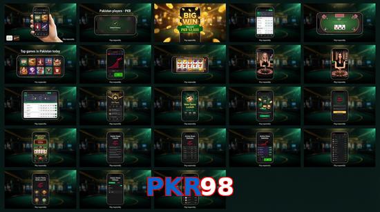 Main screen of PKR98 bet page for PK players